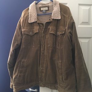 Men’s brown corduroy jacket. Warm and stylish